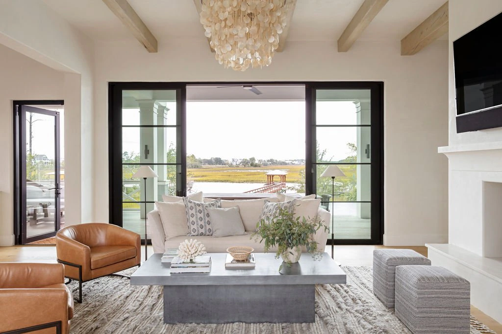 Living-room interior design, Daniel Island home by Herlong.