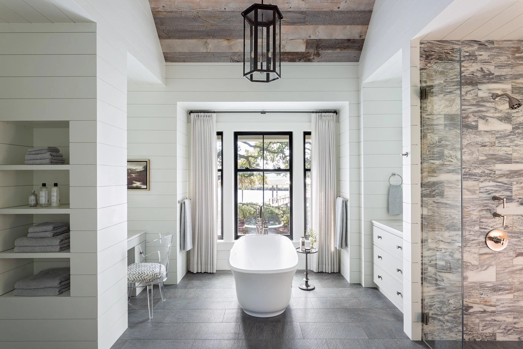 Living space in a James Island home by Herlong.