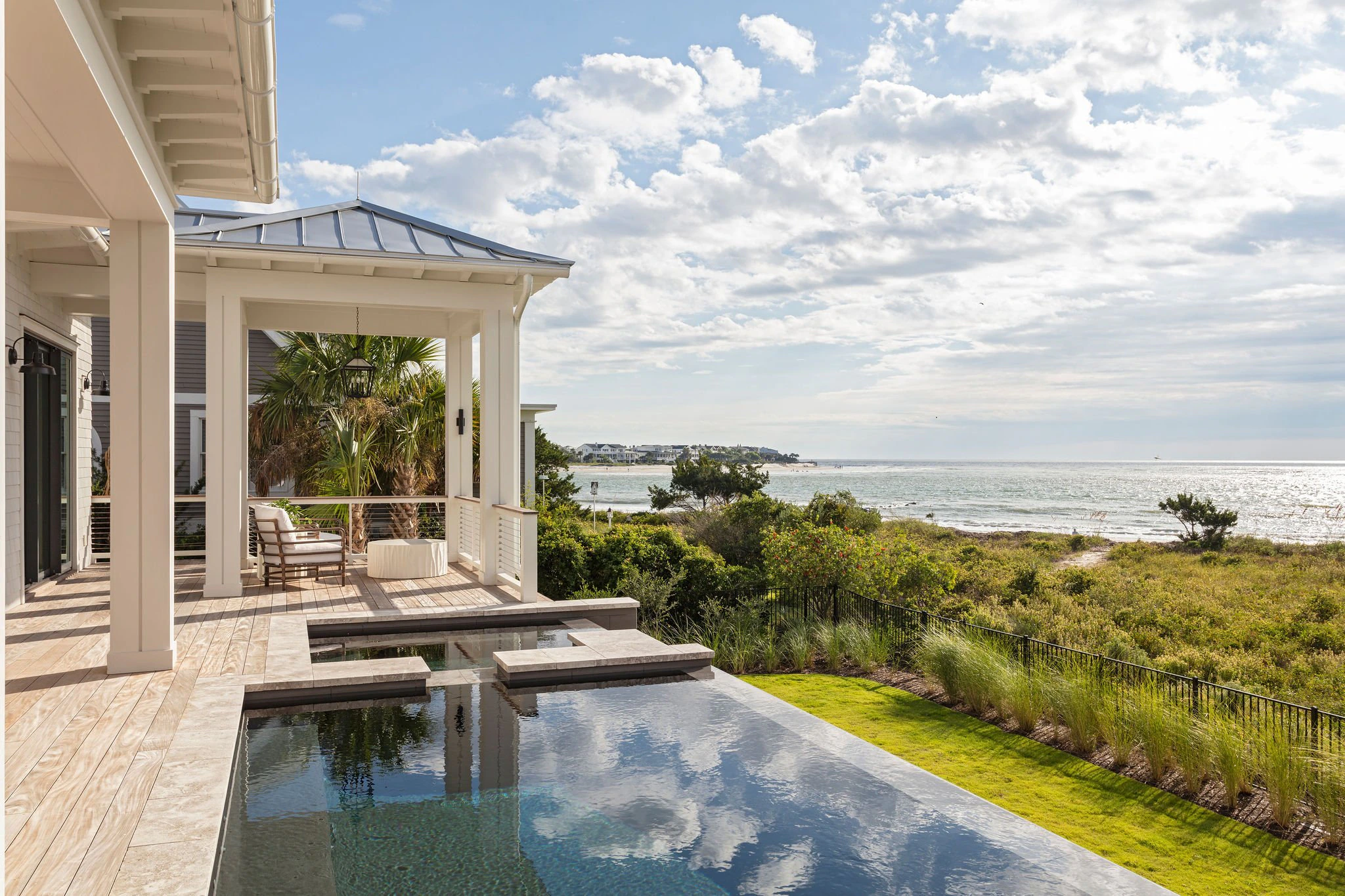 Coastal home on Sullivan's Island by Herlong + Interiors.