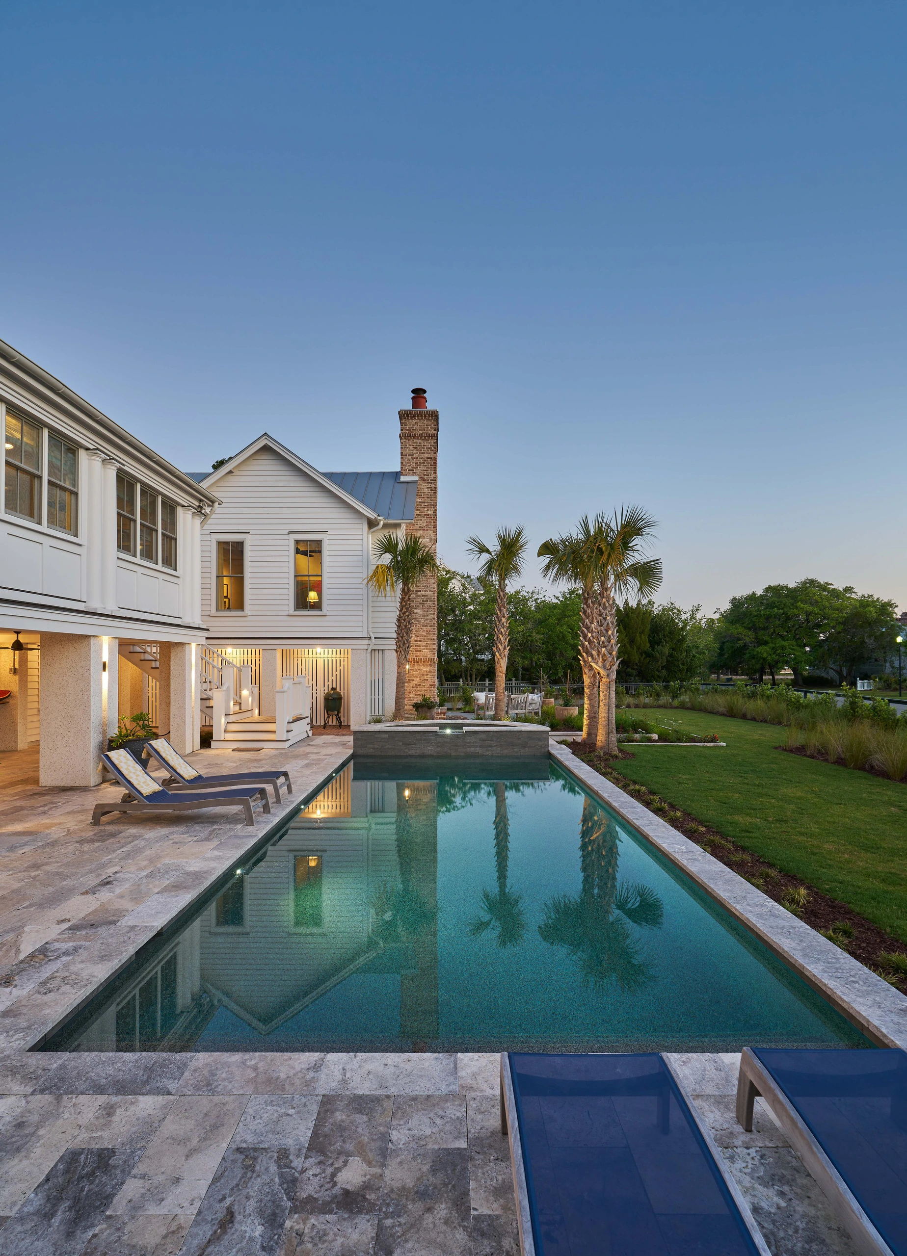 Sullivan's Island residence interior by Herlong Architects.