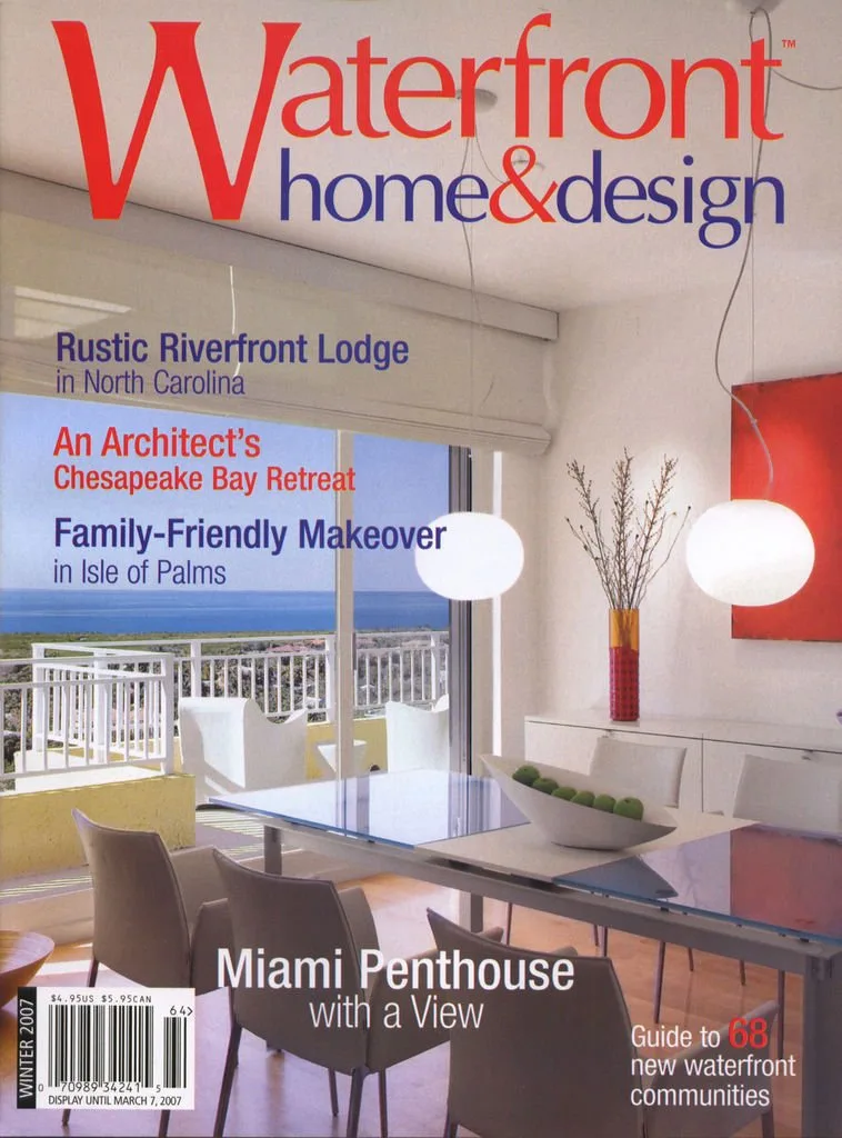 Herlong Architects featured in Waterfront Home & Design